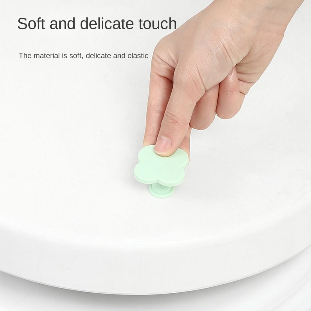 Labor-saving Flower Shaped Toilet Tank Button Universal Toilet Lid Lifter Toilet