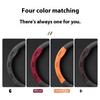 Suede Anti-Slip Car Steering Wheel Cover Jeep Wrangler JK Patriot Commander Grand Cherokee Compass Wagoneer Gladiator Renegade