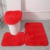 3 Piece Bathroom Rug Bath Mat Set Ultra Soft Not-Slip Dry Quickly