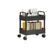 2 Tier Mobile Cart Organizer for Kitchen Bathroom Bedroom with Casters Storage Rack Trolley Home Accessories