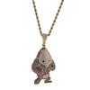 Hip Hop New Style Game Character Ghost Demon Pendant Copper Inlaid Zircon Personality Simple Necklace Ornament