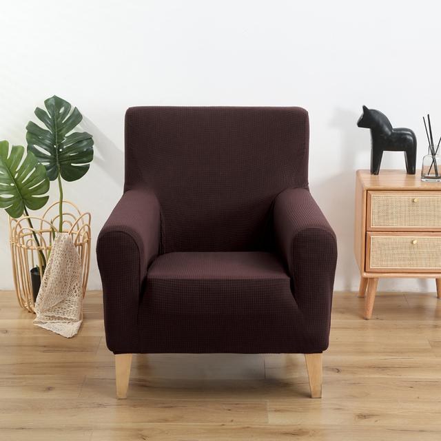 Club Tub Chair Slipcover ,Stretch Spandex Removable Geometric Pattern Armchair Covers ,Small Sofa Furniture Protector Used For Family Room