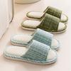Linen Couple's Slippers Indoor Home Household Women Slippers Cotton Linen Couples Anti-slip Slippers Floor Mute Sandals Slippers