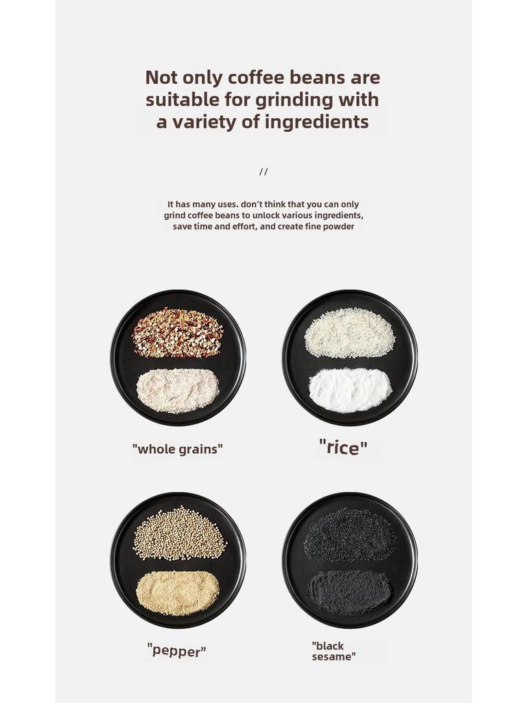 Компактная автоматическая электрическая кофемолка и кофемолка для домашнего использования