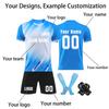 Personalised Shirts Kit Mens Girls With Name Number Custom Football Jerseys For Boys Training Suit
