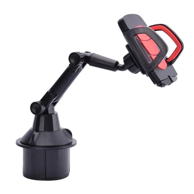 Автомобильный держатель для стакана, крепление для телефона с расширяемой базой, вращающийся, регулируемый по высоте зажим для телефона, автомобильные аксессуары для внедорожников и грузовиков