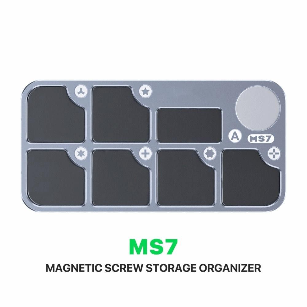 Rubber Mat Magnetic Screw Storage Tray Strong Magnet Module MS7 Screw Tray Storage Tools