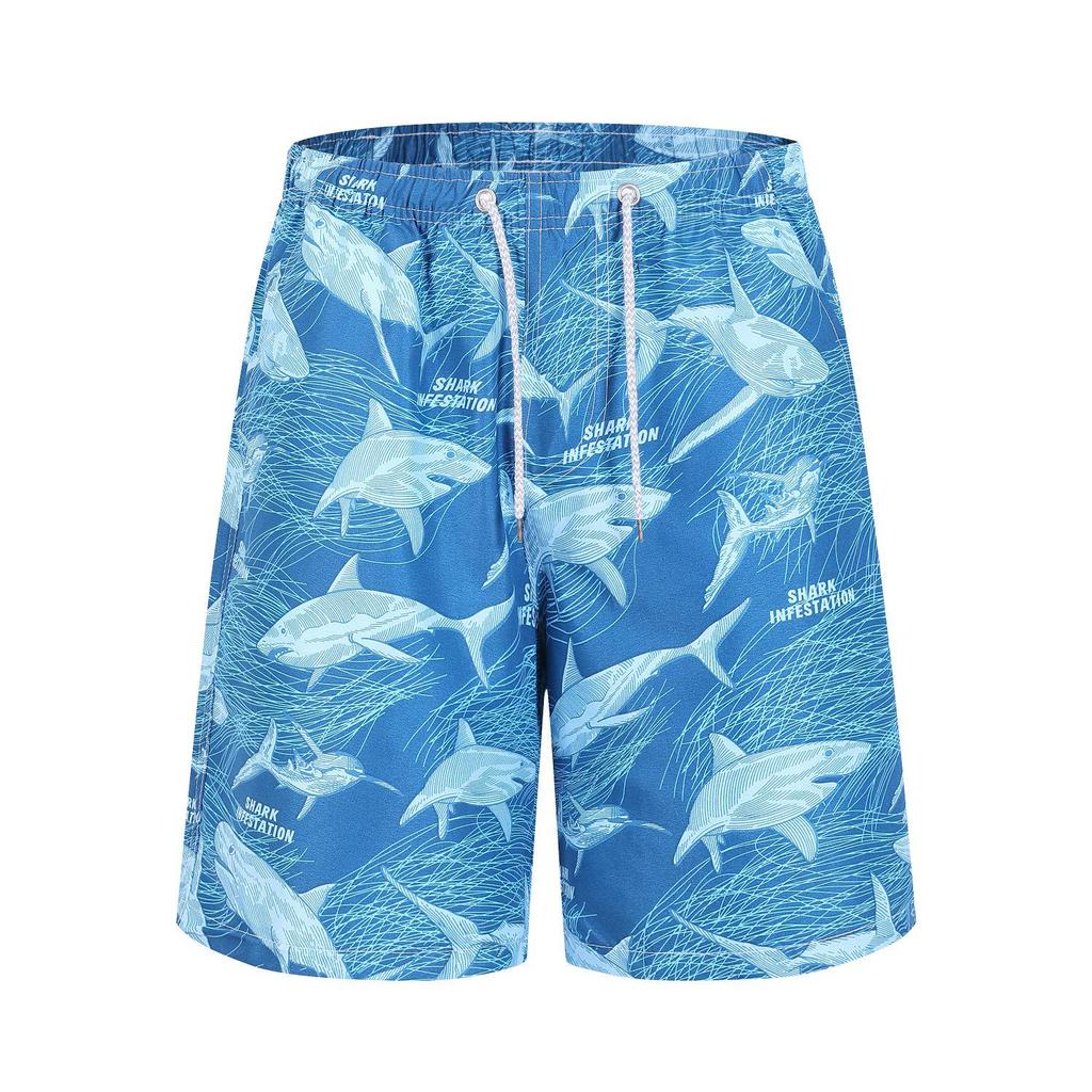 Men's Quick-Dry Beach Shorts: Summer Seaside Swim & Sports, Loose Five-Point Pants for Couples