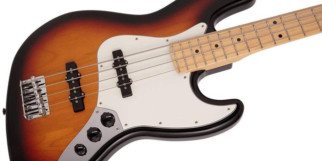 Fender Сделано в Японии, Hybrid II Jazz Maple Sunburst Bass®, накладка на гриф, 3 цвета