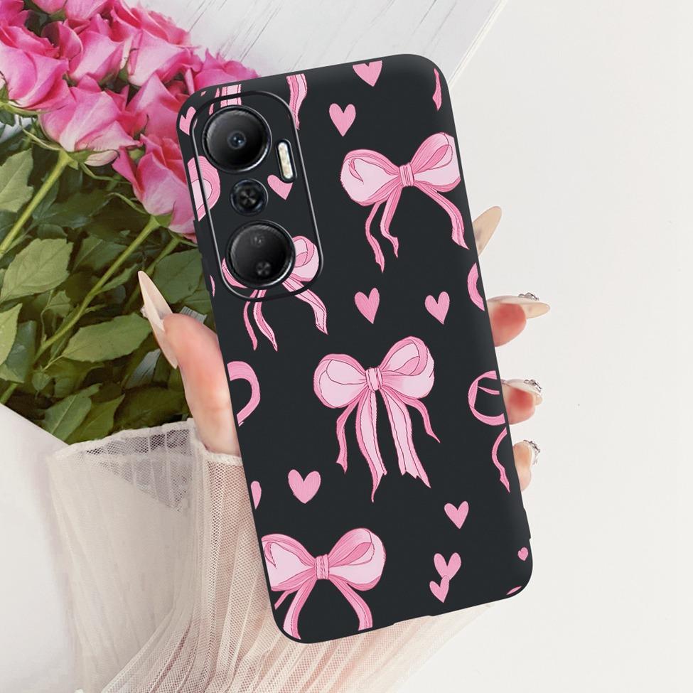 Case For Infinix Hot 20 4G Cover Cute Cat Fashion Butterfly Painted Casing For Infinix X6826 X6826B X6826C
