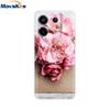 Чехол для телефона Xiaomi Redmi Note 13 Pro 5G Задняя крышка Милый Ударопрочный Мягкий Прозрачный Силикон ТПУ Для Redmi Note13 Note 13 Pro Funda