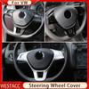 Накладка на руль автомобиля, наклейка для Volkswagen VW Golf 7 GTI MK7 POLO 2014 2015 Jetta MK6 2015 2016, интерьер