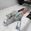 Trailer Coupler Lift Handle for Construction Vehicles Labor Saving Grip Coupling Handler Connector Metal Rubber Handle 91AE