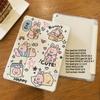 For iPad 2021 Gen9 10.2 Case Cute Puppy Birthday Pattern iPad Tri-Fold Smart Case for iPad 2022 10th 10.9 Air4 Air5 10.9 Air6 11 13 with Pencil Holder