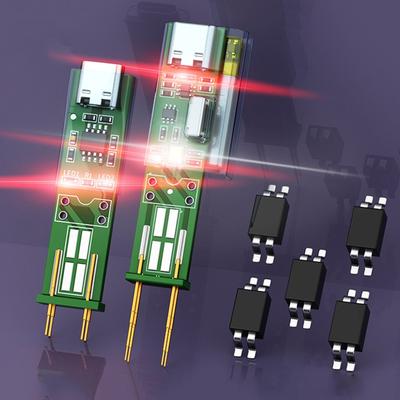 Тестер оптопар USB Интерфейс Инструмент для обнаружения для 4-контактных оптопар