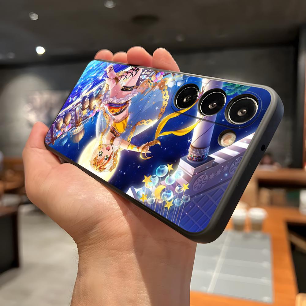 Чехол для телефона Love Live Anime для Samsung A56 A36 A26 A16 A15 A25 A35 A55 A14 A34 A24 A54 Черный Мягкий
