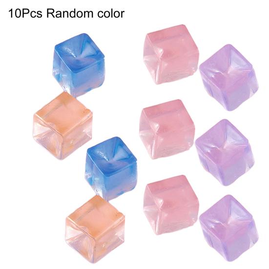 Прозрачная сжимаемая игрушка Квадратный кубик льда/Лапка кошки Сжимаемый мячик Сенсорная игрушка Маленькая игрушка для снятия стресса Fidget Toy для взрослых