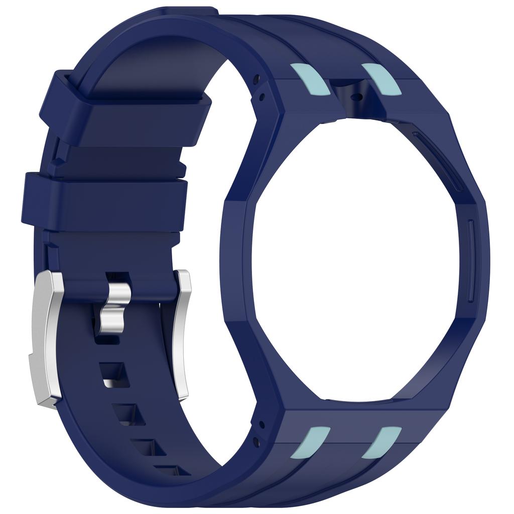 Корпус + Силиконовый Ремешок Для Swatch x AP Royal Pop Карманный Набор для Модификации Сменный на 2 в 1 Интегрированный Браслет Наручные Часы