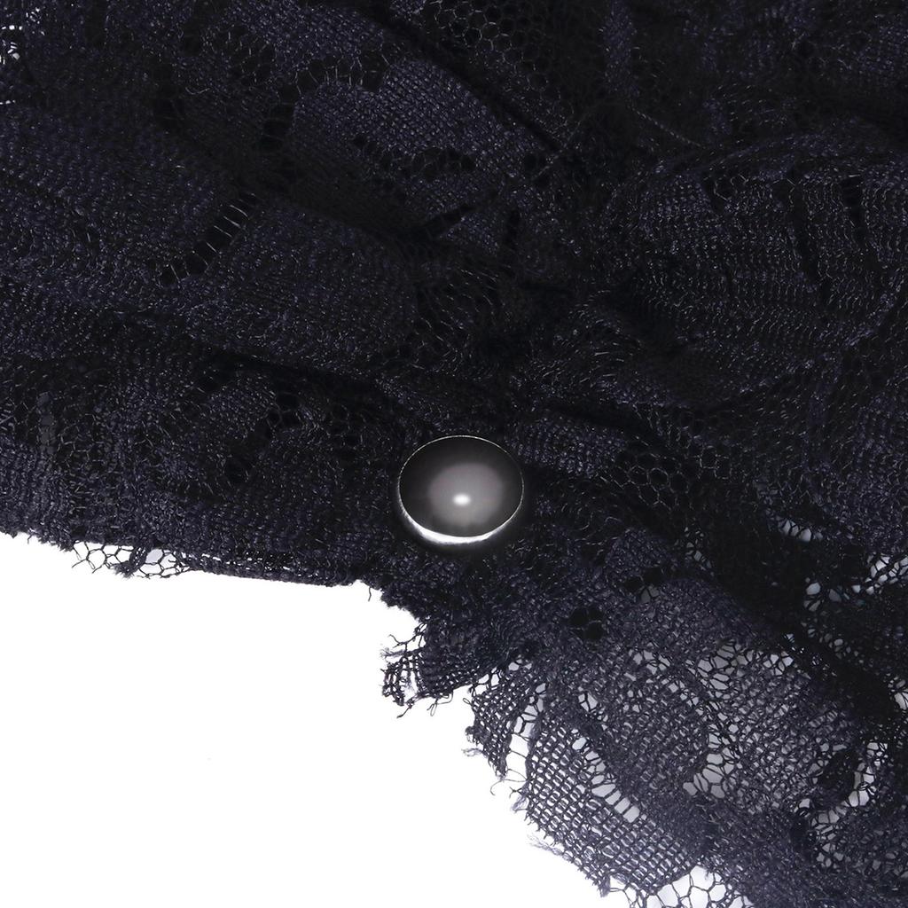 Элегантный жабо-воротник, многослойный кружевной воротник для маскарадов, вечеринок, косплей-мероприятий, воротник, костюмное шейное украшение, для всех возрастов