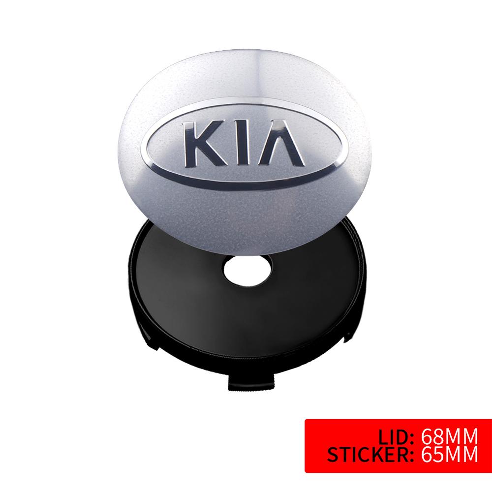 AANP1 4pcs 60MM 68MM Car Wheel Center Hub Cap Cover For KIA Sportage Niro Rio Ceed Cerato Soul Sorento Picanto Optima K K5 Sonic Forte