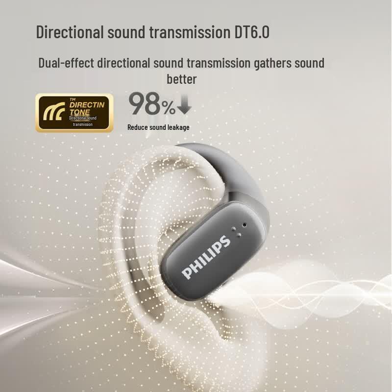 Philips TAT3708 Открытые спортивные True Wireless наушники-вкладыши с креплением за ухо