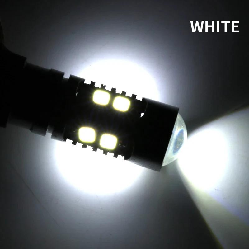 2 шт. Светодиодные лампы PW24W PWY24W Canbus 2323 10SMD Дневной ходовой свет Высокомощная лампа ДХО Автомобильный указатель поворота Белый 6000K 12V