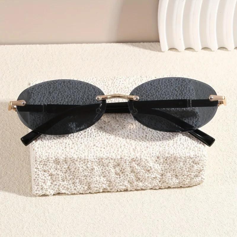 1 шт. Винтажная овальная металлическая оправа для очков, модная личность, высококачественная металлическая оправа, прочная и долговечная, подходит