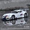 Масштаб 1/24 Z4 GT3, литая под давлением модель автомобиля, игрушечный автомобиль с откатным механизмом, звуком и светом для детей, коллекция подарков для мальчиков и девочек
