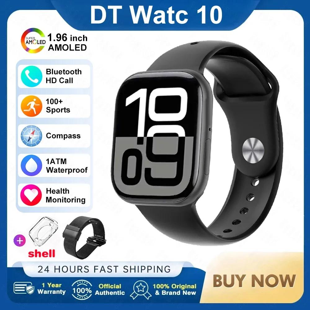 2025 Новый Оригинальный для Apple DT Watch 10 Умные часы Мужские AMOLED 4 ГБ Памяти Музыка 3D Объемный Звонок по Bluetooth Водонепроницаемые умные часы Женские