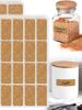 Пробковая наклейка самоклеящаяся наклейка для запечатывания пакетов с печеньем классификационная этикетка бирки для контейнеров для специй наклейка для дома кухни