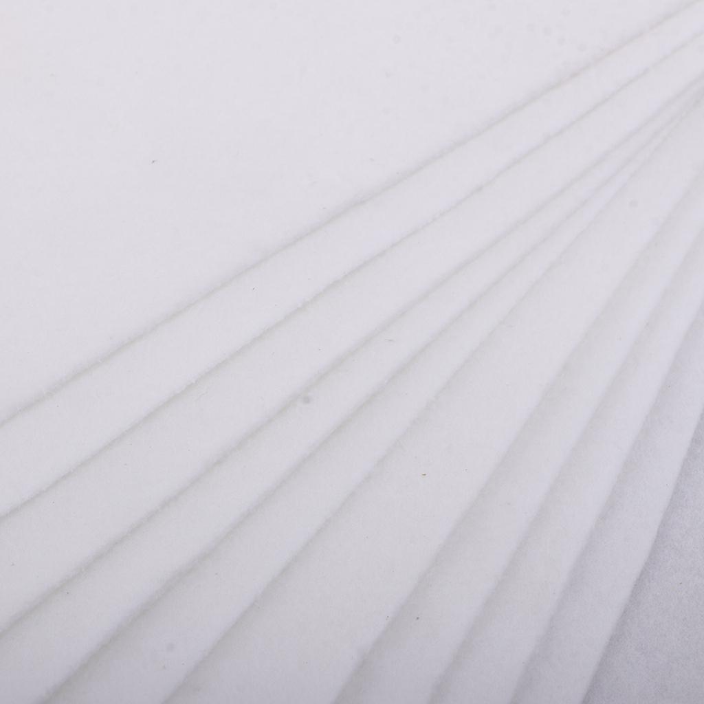10 Sheets Ceramic Fiber Insulation Paper Square Microwave Kiln Papers Fusing