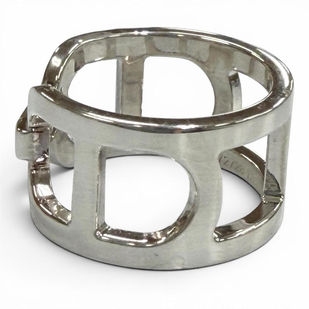 Great HERMES Ring ring Ever Chaine d'Ancre Silver AG925 mens 50 Used