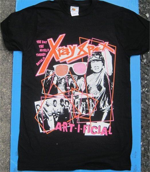 Reprinted X-Ray Spex band t-shirt punk rock band shirt TE2583