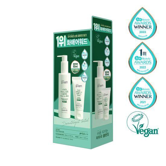 Make P:REM Safe Me Relief Moisture Cleansing Milk (200ml + 50ml Foam)