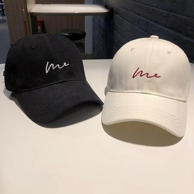 Корейская вышитая бейсболка для мужчин и женщин, мягкая цветная регулируемая козырьковая шляпа для спорта на открытом воздухе, солнцезащитный козырек, хип-хоп, кепка унисекс