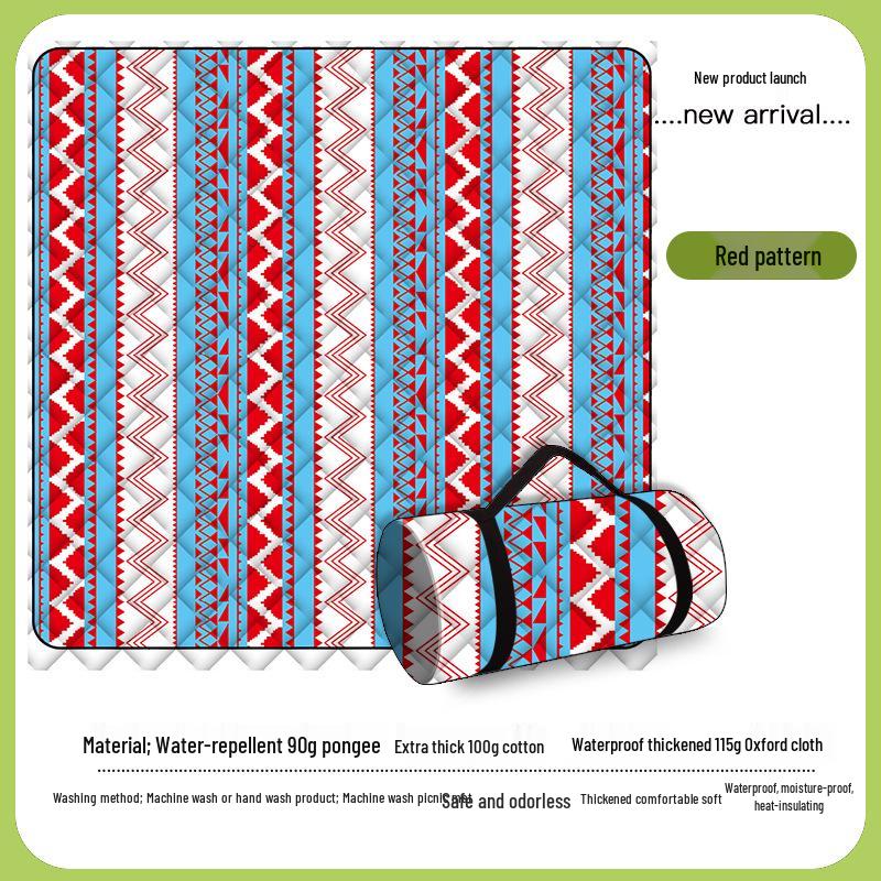 Waterproof Oxford Picnic Mat - Portable, Machine Washable, Perfect for Camping, Beach, Outdoor Activities