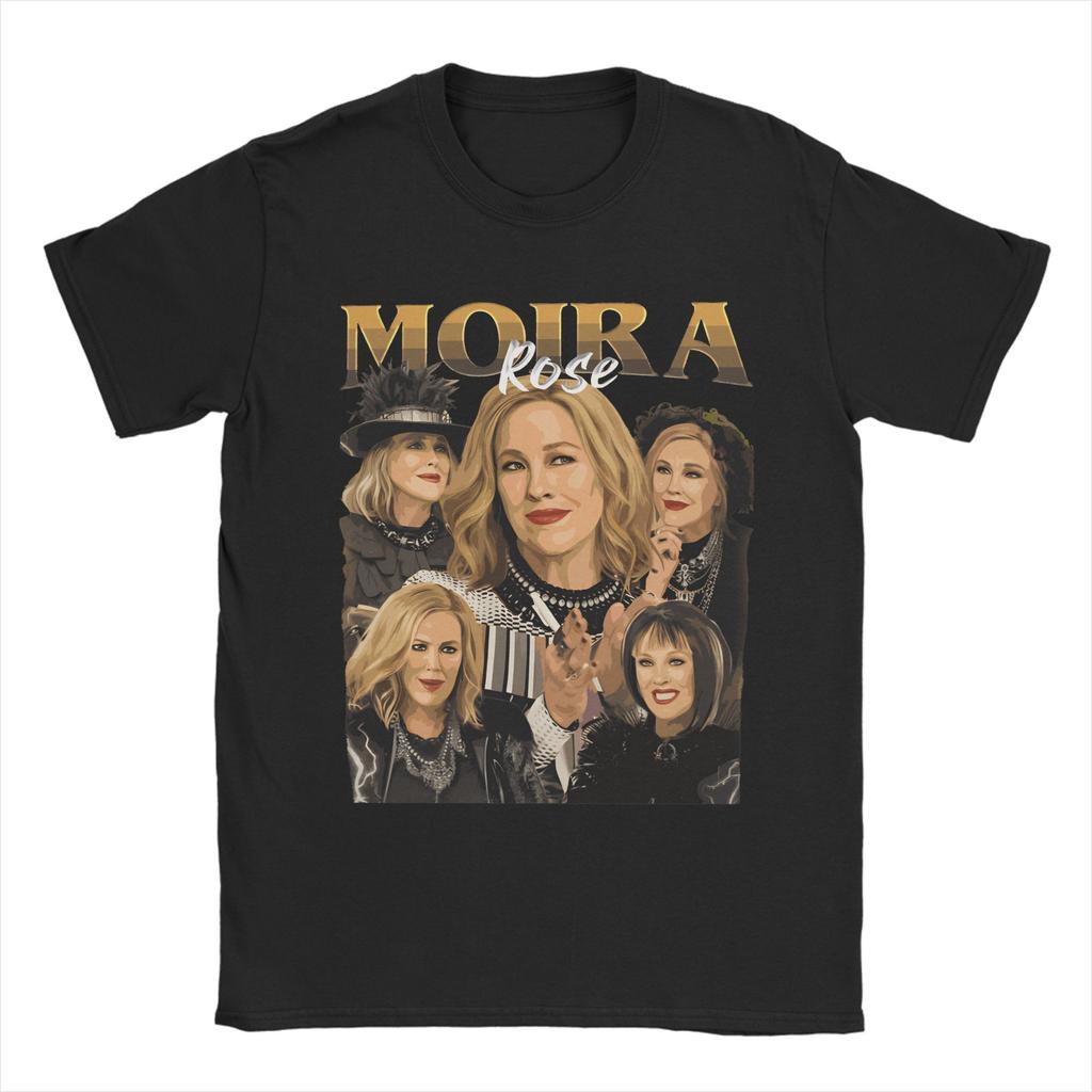 Catherine O'Hara Moira Rose Men's T Shirts Novelty Tees Short Sleeve Crewneck T-Shirts Pure Cotton 4XL 5XL 6XL Clothes