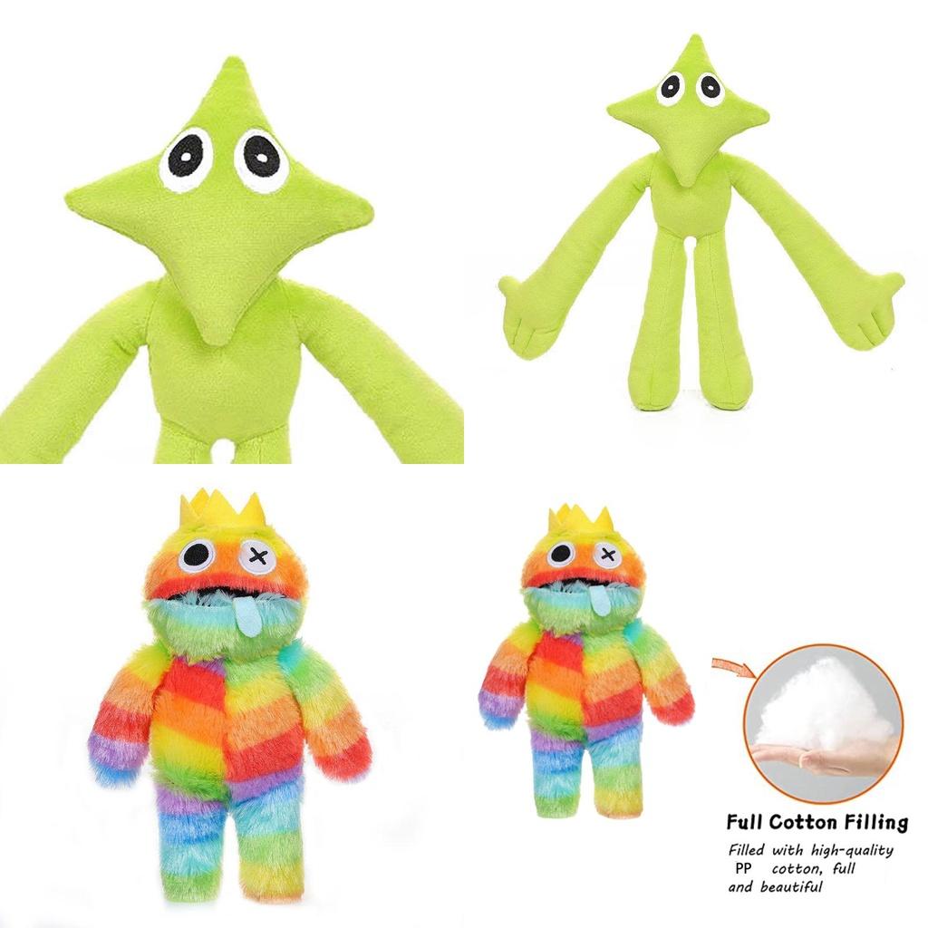 Плюшевая игрушка Roblox Rainbow Friends Синий Злодей Мягкая набивная кукла Детский рождественский подарок