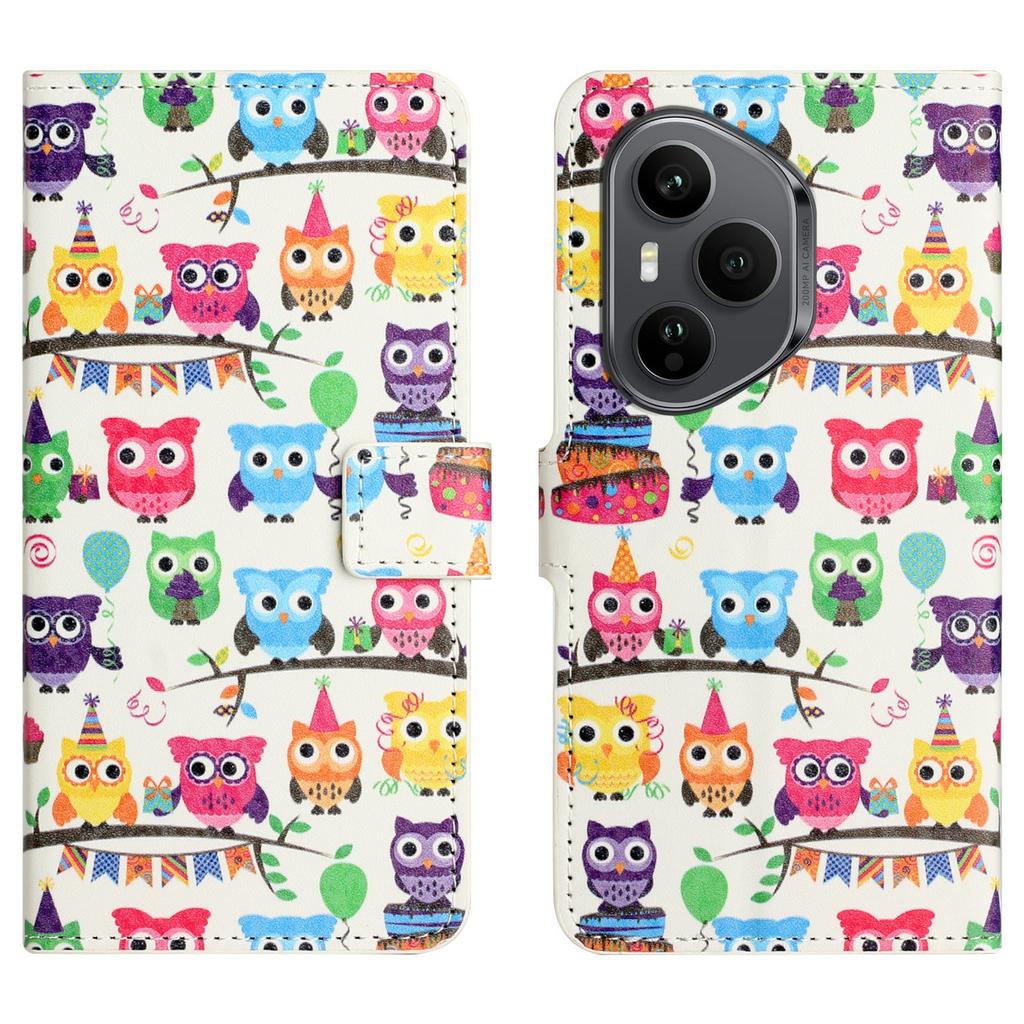 For Honor 400 Pro 5G (Глобальный) Чехол с принтом, кошелек из ПУ кожи, чехол для телефона