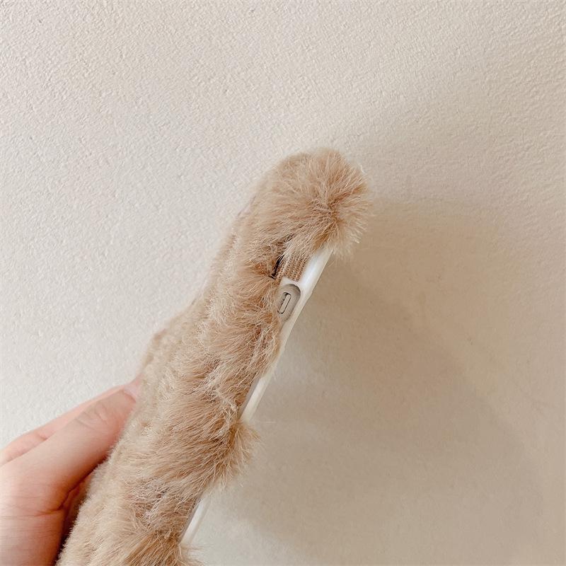 Чехол для Apple 13 Promax Plush с защитой от падений, силикон Wave Edge - 14 Простой и защитный чехол.