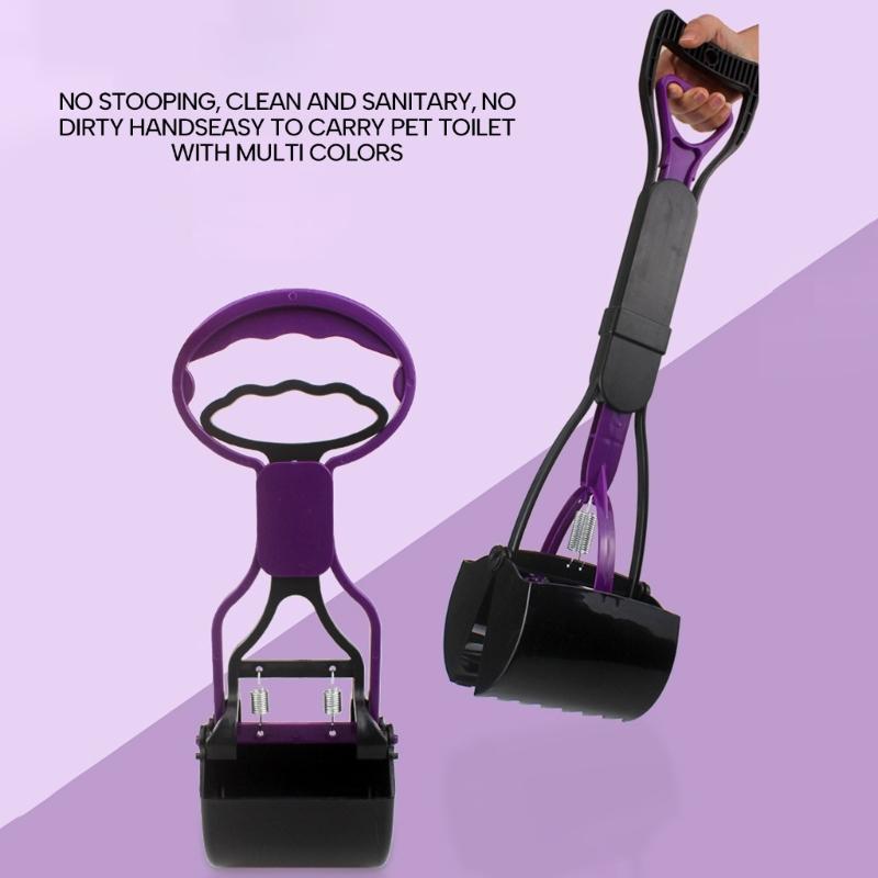 Portable Pet Pooper Scooper Easy Use Waste Scooper Dogs Poop Grabber Convenient Outdoor Cat Poop Picker Dog Supplies