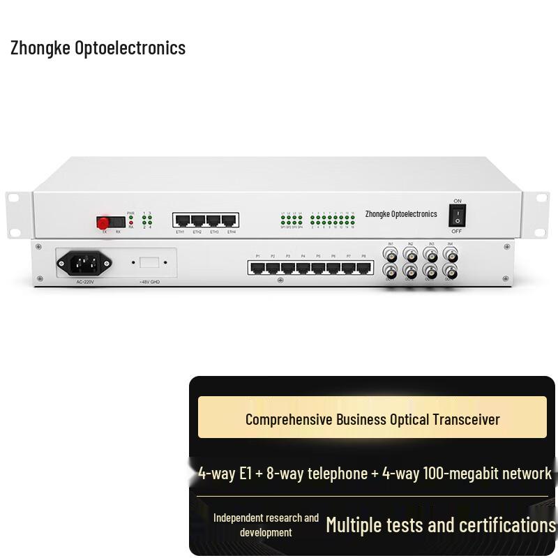 Zhongke Optoelectronics PCM Multi-Service Optical Transceiver