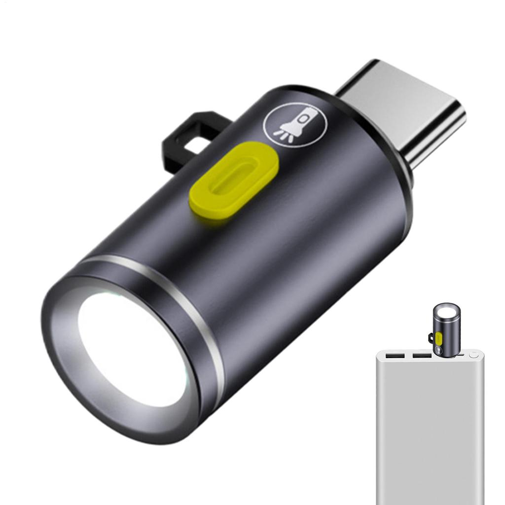 1 шт. Высокоэффективные светодиодные фонари Мини-фонарик USB C для различных сценариев, включая походы и экстренное кемпинг
