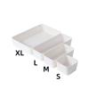 Drawer Organizer Trays Set Interlocking Desk Storage Bins Shallow Makeup Cosmetic Stationery Management Boxes for Closet Bathroom Table Organizer