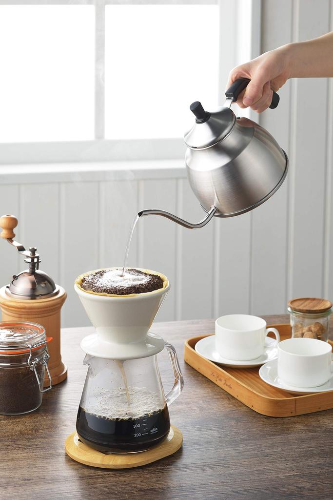 New Yoshikawa My Drip Coffee Pot, 1.1L, Made In Japan, Induction Compatible, Gift Wrapping Available