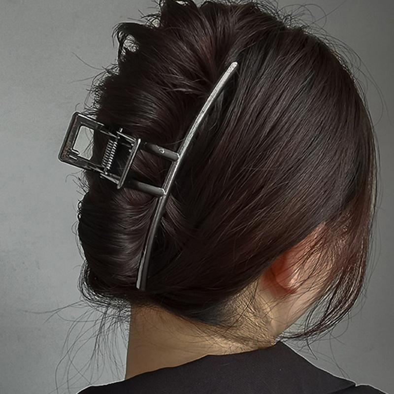 Большой зажим для волос, женский летний металлический коготь для волос, зажим в форме акулы, головной убор, заколка для волос, 14 см, большие шпильки для девочек, металлические аксессуары для волос, орнамент, заколки для волос