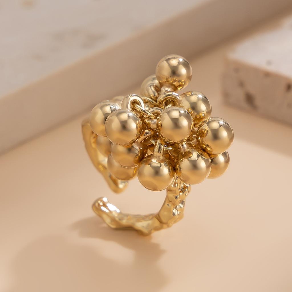 Женские модные ювелирные изделия, овальные кольца с геометрическим рисунком, креативные регулируемые кольца на палец с искусственным жемчугом, винтажные подарки для вечеринки