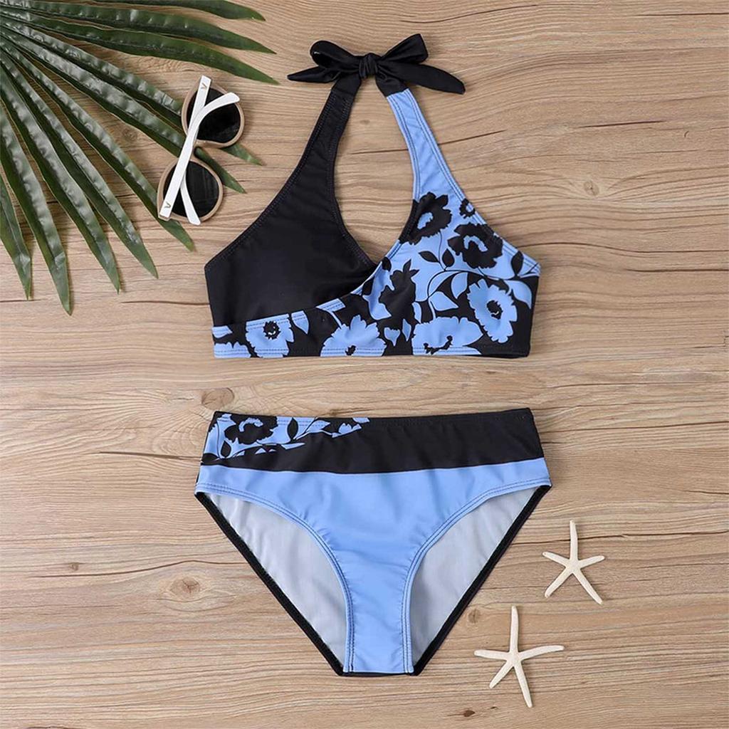 Женское модное бикини с разрезом и высокой талией, с подушечками для бюстгальтера и без стального купальника с бюстгальтером