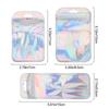 High quality Iridescent Jewelry Display OPP Bags Packaging Bag Zip lock Pouches Self Sealing Bag
