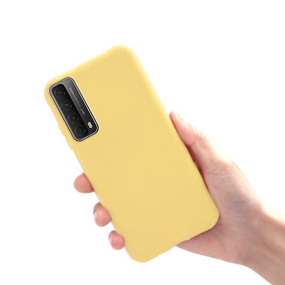 Для Huawei Y7A 2020 Чехол Роскошный Конфетный Цвет Матовый Чехол Для Телефона Для Huawei P Smart 2021 Обложка Мягкий HuaweiY7A Y 7A Y7 A Бампер 6.67"